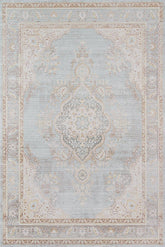 Isabella ISA-01 traditional medallion polyester area rug